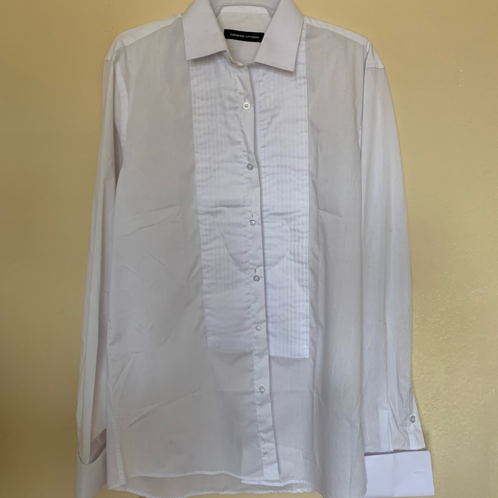 Men’s White Slim Fit Dress Shirt